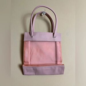 Lucky Brand Light Pink Mesh Front Mini Shoulder Bag